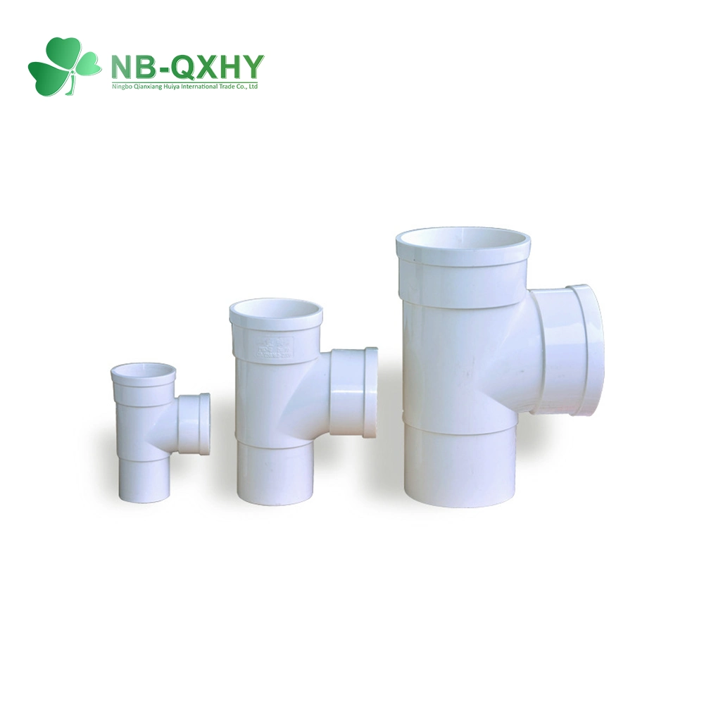 Bulk White UPVC/PVC GB Standard Drain Water Pipe Fittings