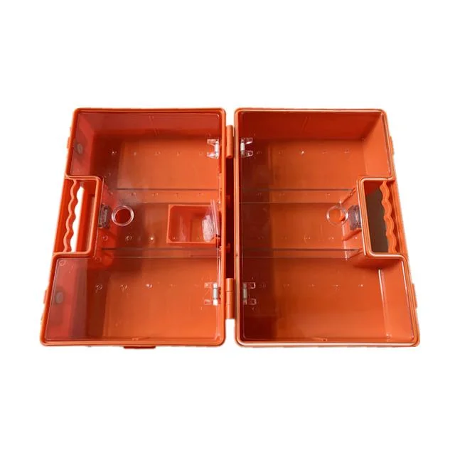 Home, Office, Factory Orange ABS First Aid Kit First Aid Box