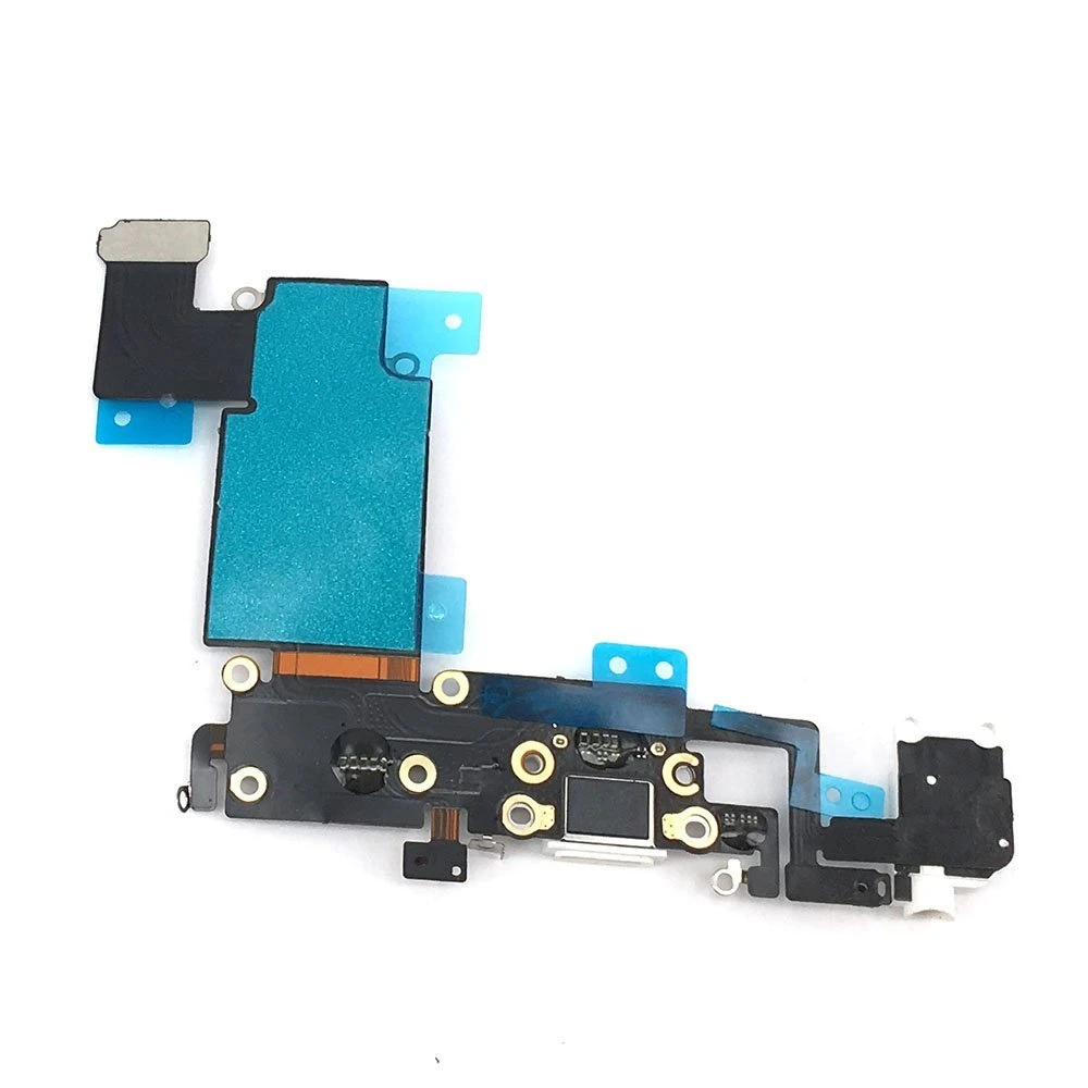 China Mobile Phone Flex E-Repair Charging Port Headphone Jack Flex Cable Replacement for iPhone 6s Plus (5.5&prime; &prime;) - White