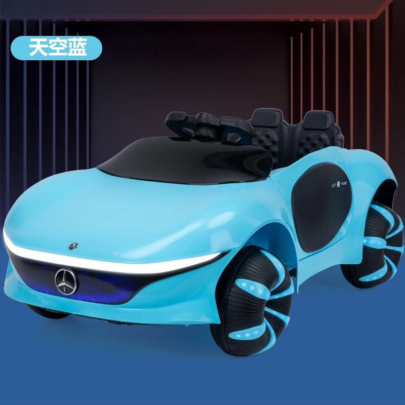 Kinder Elektroauto Fahrt auf Spielzeugauto mit RC