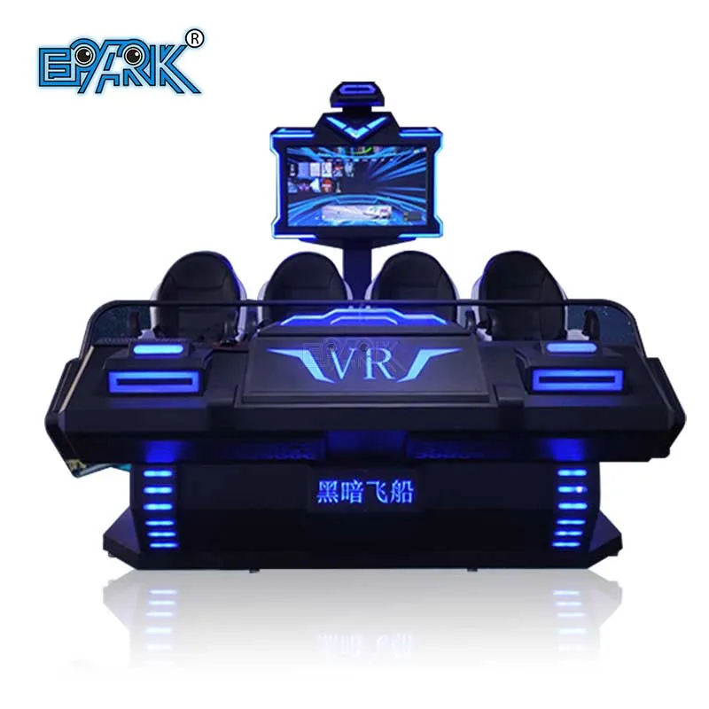 VR Theme Park VR Spaceship 4 Players VR Simulator Virtual Equipo de realidad