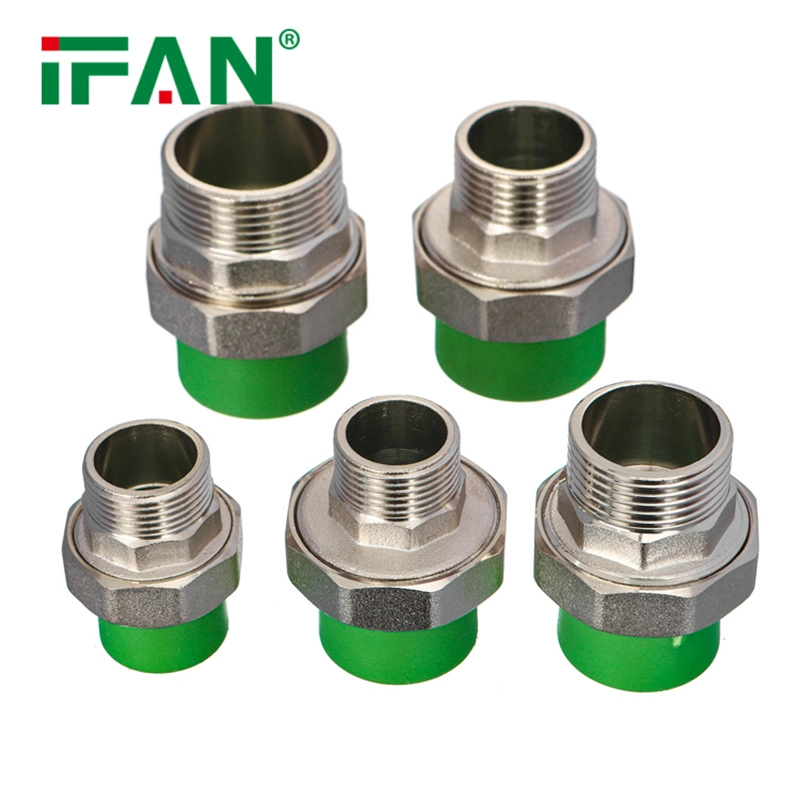 Ifan Advanced Technology Pn25 Male Thread PPR Union PPR Water Pipe Fittings