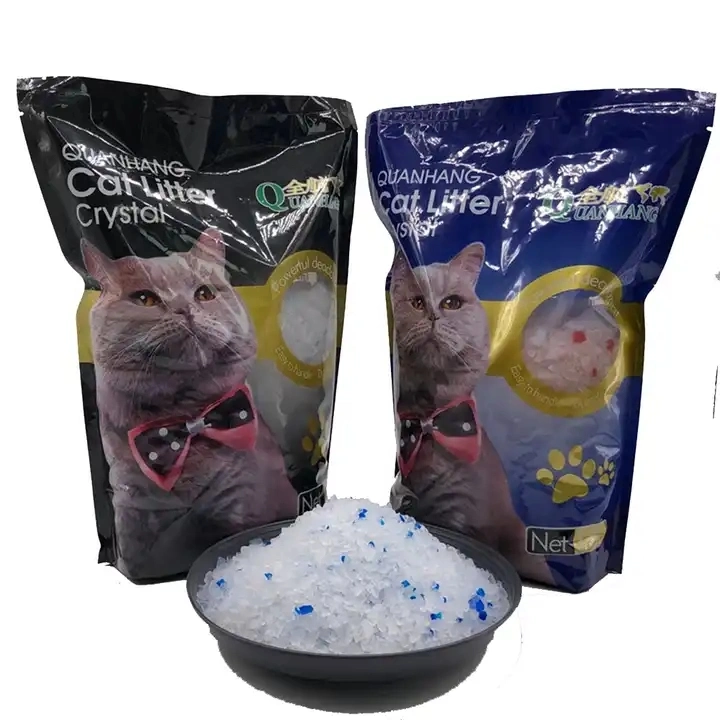 Wholesale/Supplier Competitive Price Fresh Flavour Scented Customize 3.8L Package Pear Silica Gel Crystals Grain Kittty Cat Litter Sand Micro Crystal Silicon Cat Litter