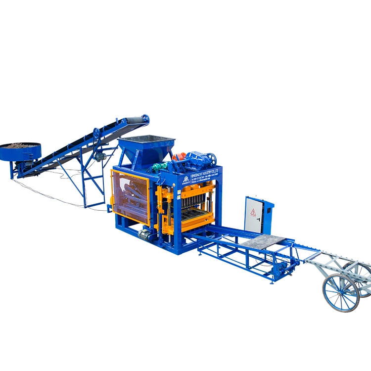 Qt4-25 Automatic Block Making Machine Concrete Mixer Machinery Construction Block Machine