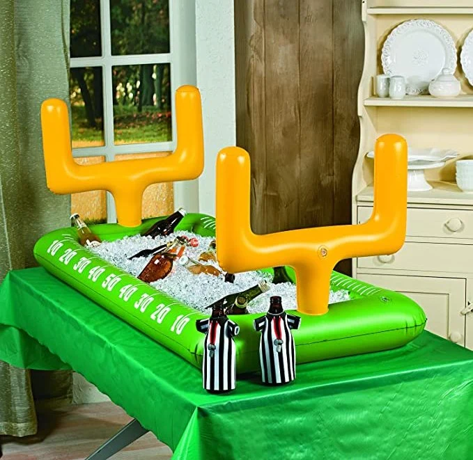 Inflatable Football Field Buffet Cooler with Goal Posts