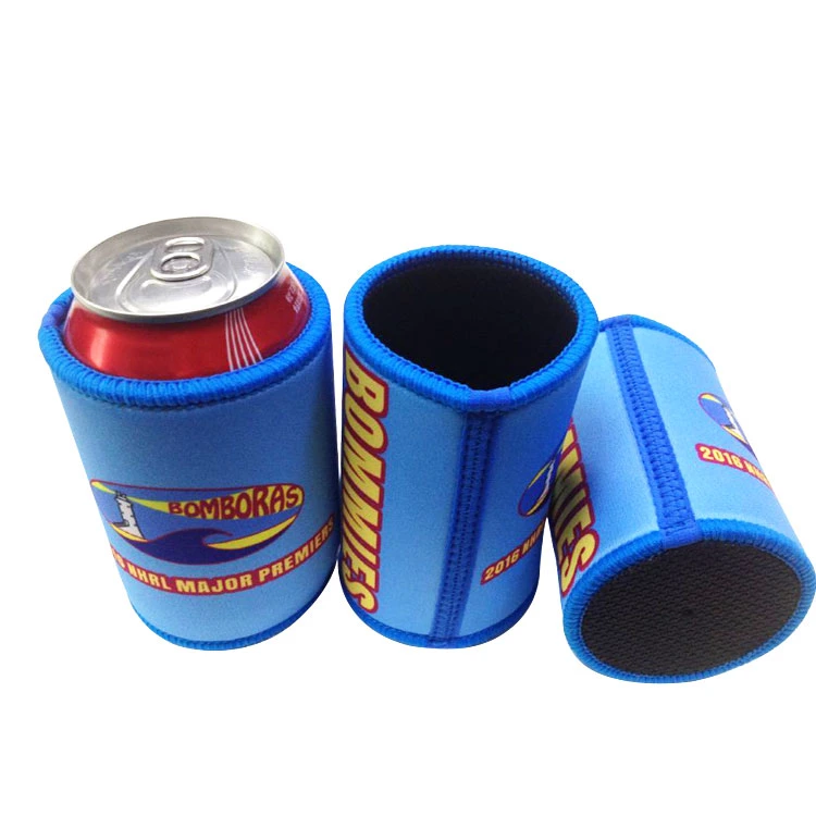 Aislamiento plegables 330ml personalizada latas de cerveza de neopreno soporte refrigerador