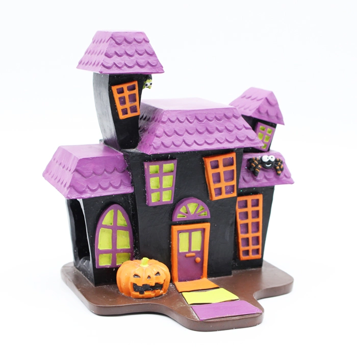 2019 New Design Halloween Craft Resin Halloween House