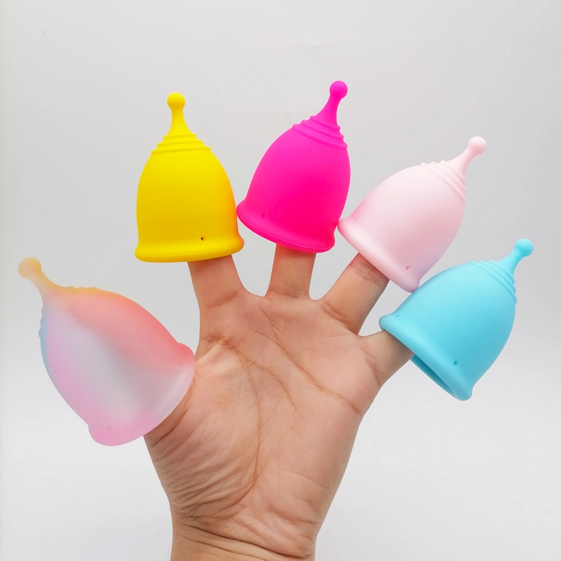 Comercio al por mayor de la Copa orgánica 100% silicona médica de la menstruación Menstrual Cup