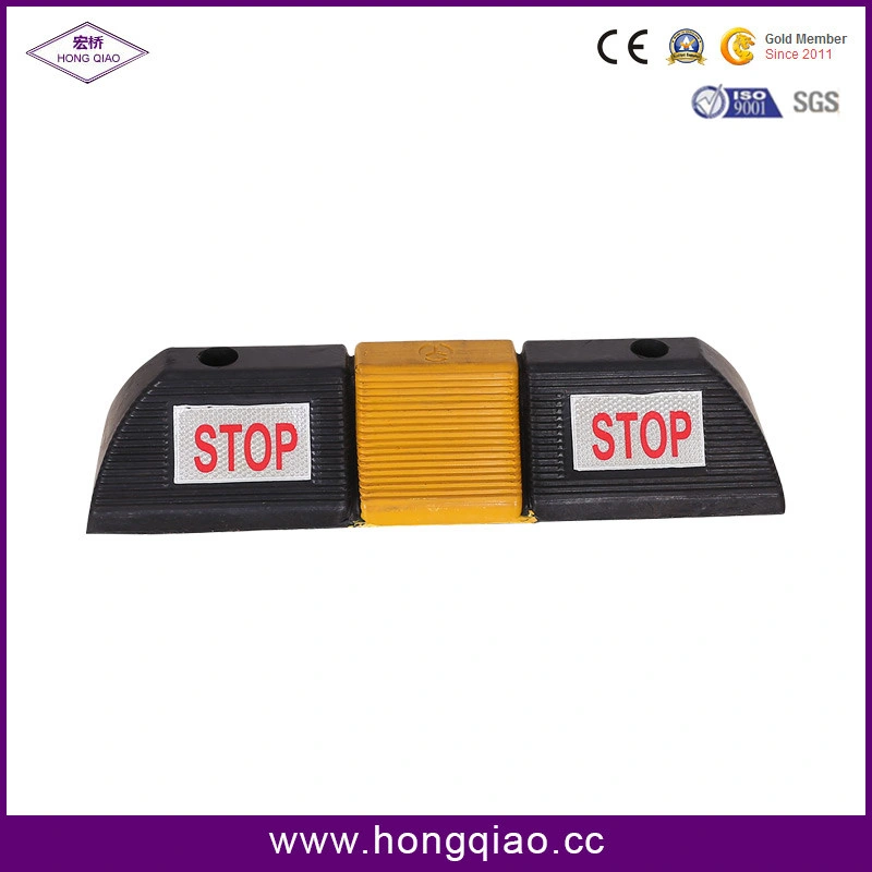 Parking Double Rubber Car Stopper Heavy Parking for Truck