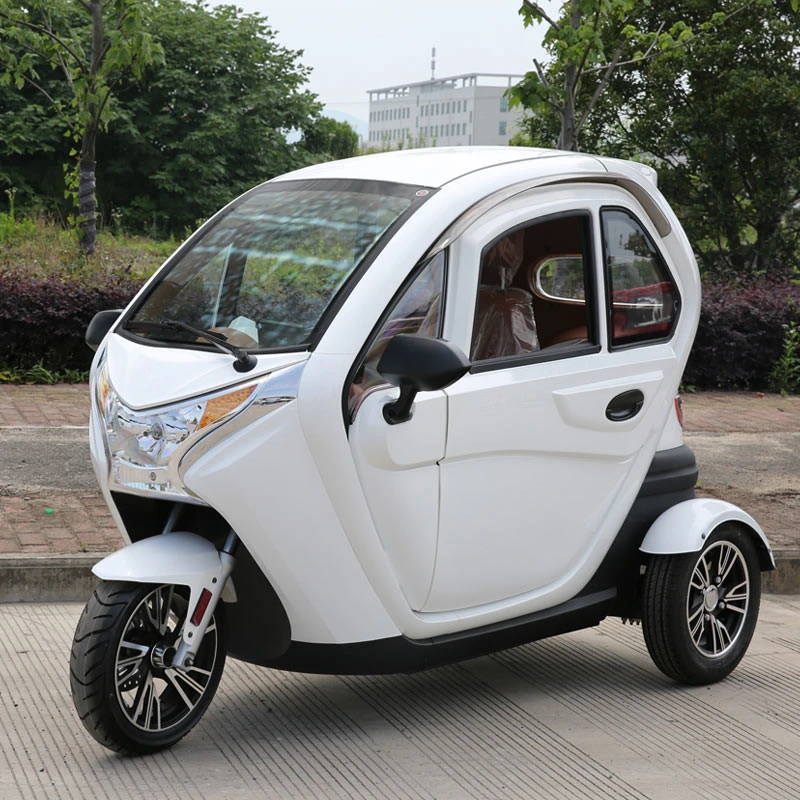 2022 New Design Electric Passenger Tricycle Enclosed Type Electric Trike