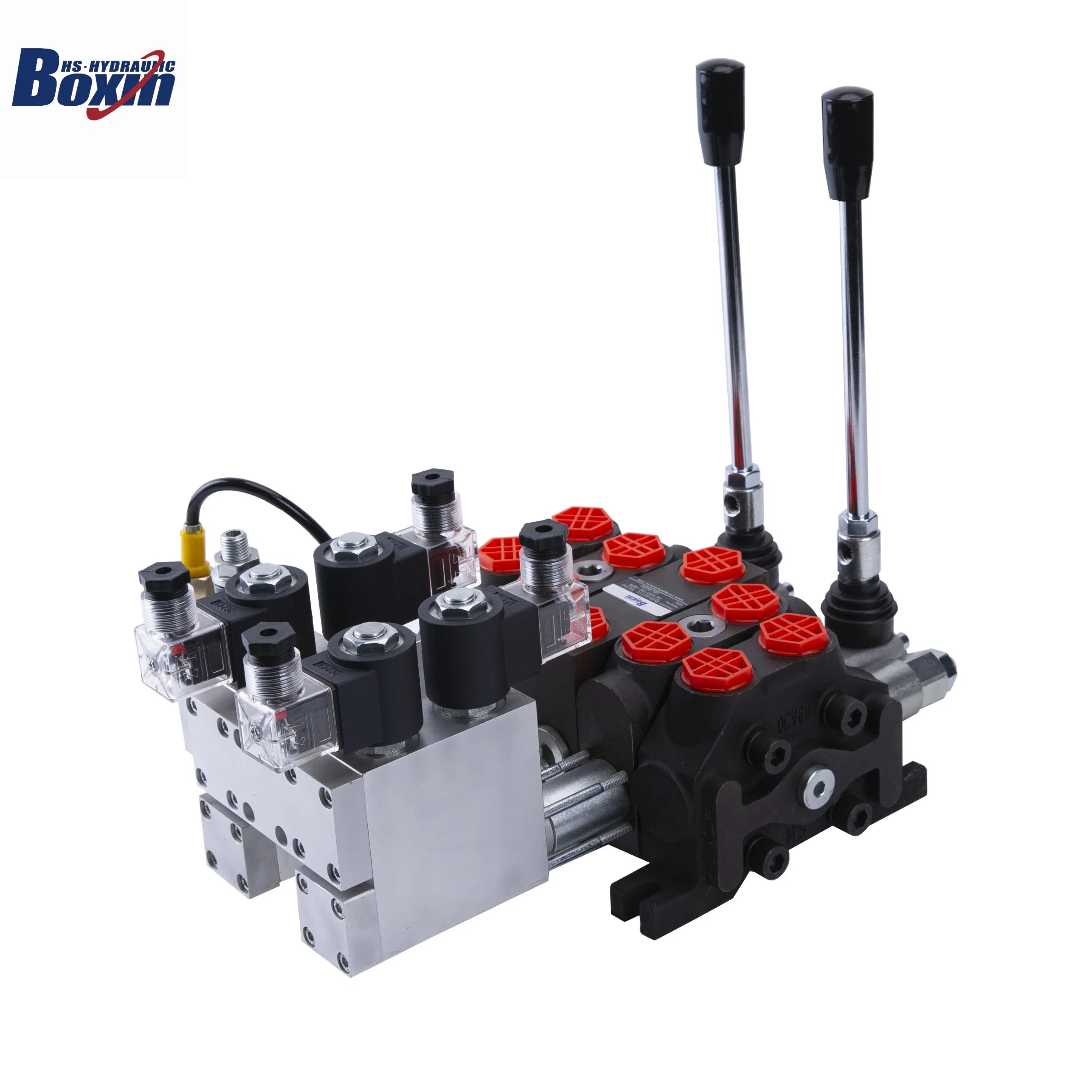 Popular Model Dcv60 Sectional Directional Electro-Hydraulic Control Valve for High Pressure Hydralic System Agricultura Machine