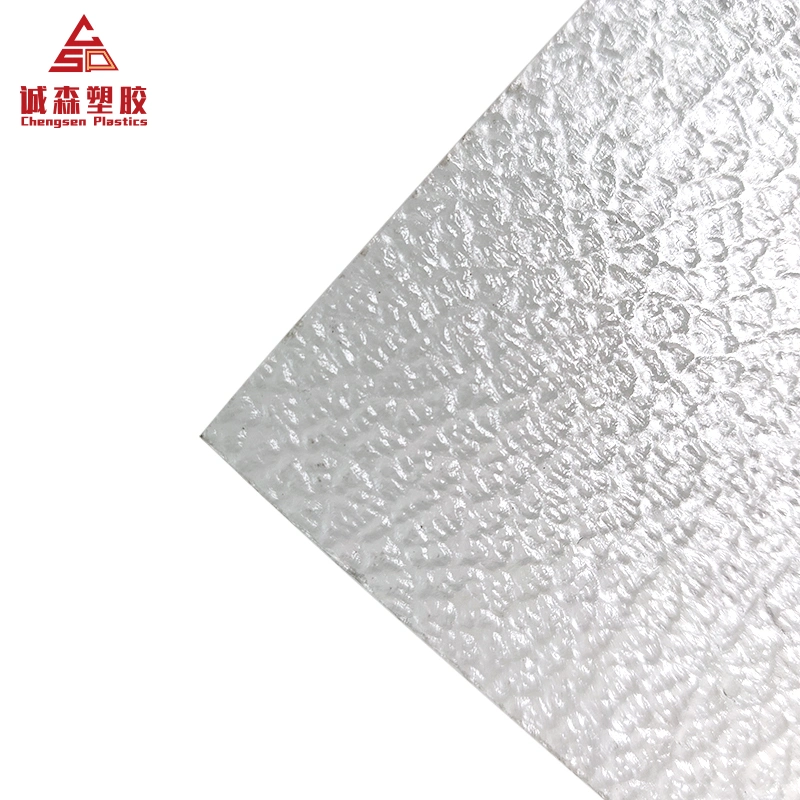 Swimming Pool Diamond PC Embossed Sheet Solid Polycarbonate Abrasive Sheet