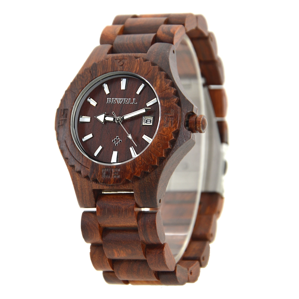 Moda Artesanal OEM reloj reloj de pulsera Relojes de lujo en madera de logotipo personalizado para el reloj de cuarzo Mens hacer su propio Gshock