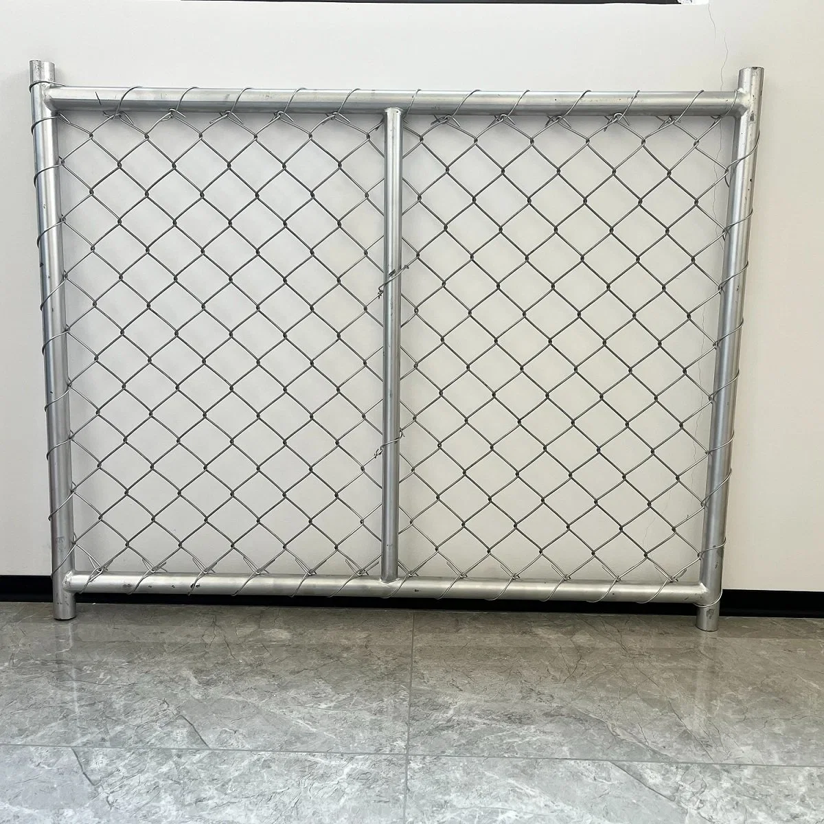 6FT X 8FT Galvanized Chain Link Temporary Fence Remove Fence Garden Fence Wire Mesh Fence Outdoor Fence