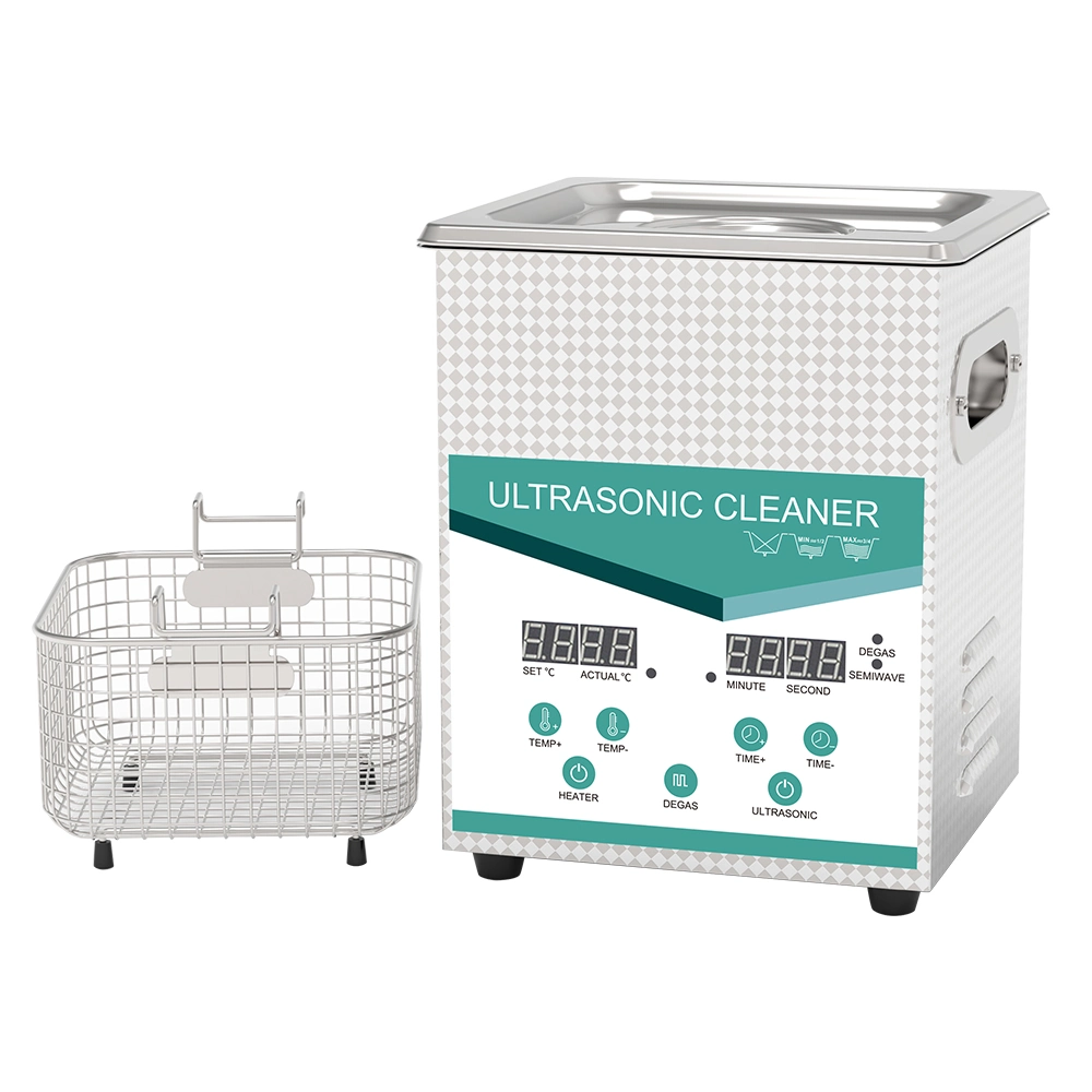 Mini Benchtop Ultrasonic Cleaner 2liters for Jewelry Washing