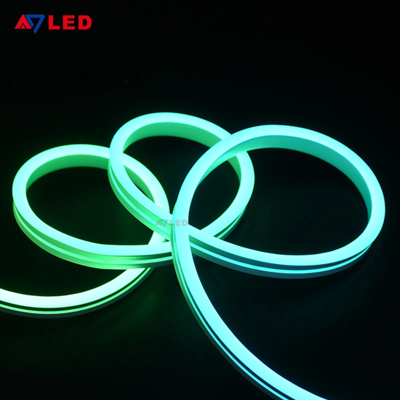 24V LED RGB Neon Strip Lights, 16.4FT Flexible Silicone Neon Rope Lights Outdoor with Remote, Cuttable Neon Light Color Change