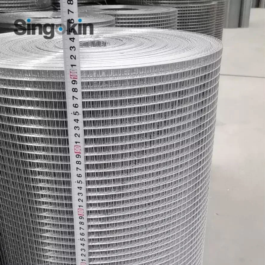 1mm Stainless Steel Wire 1inch Hole Size Welded Wire Mesh Roll 1X30m Roll Size