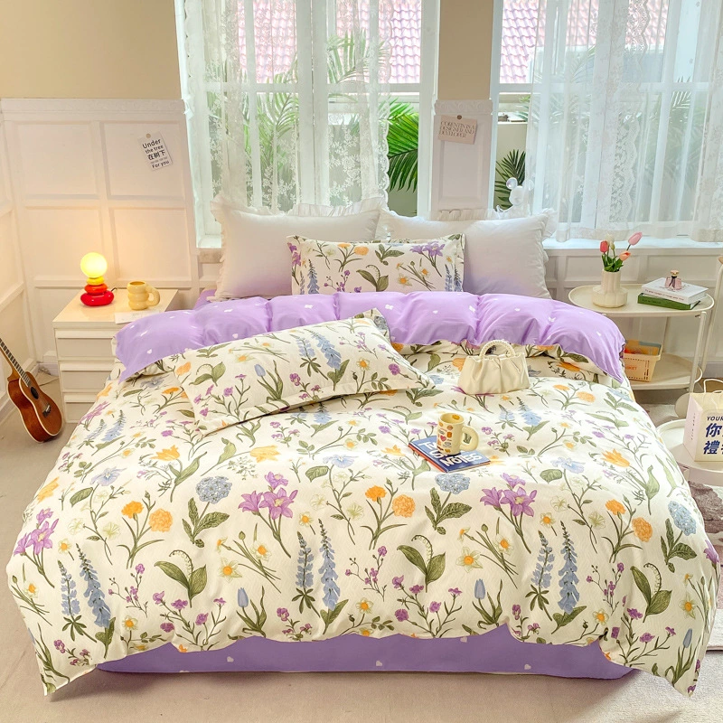 Schöne Designs helle Farbe für Quilt Cover Polyester Stoff