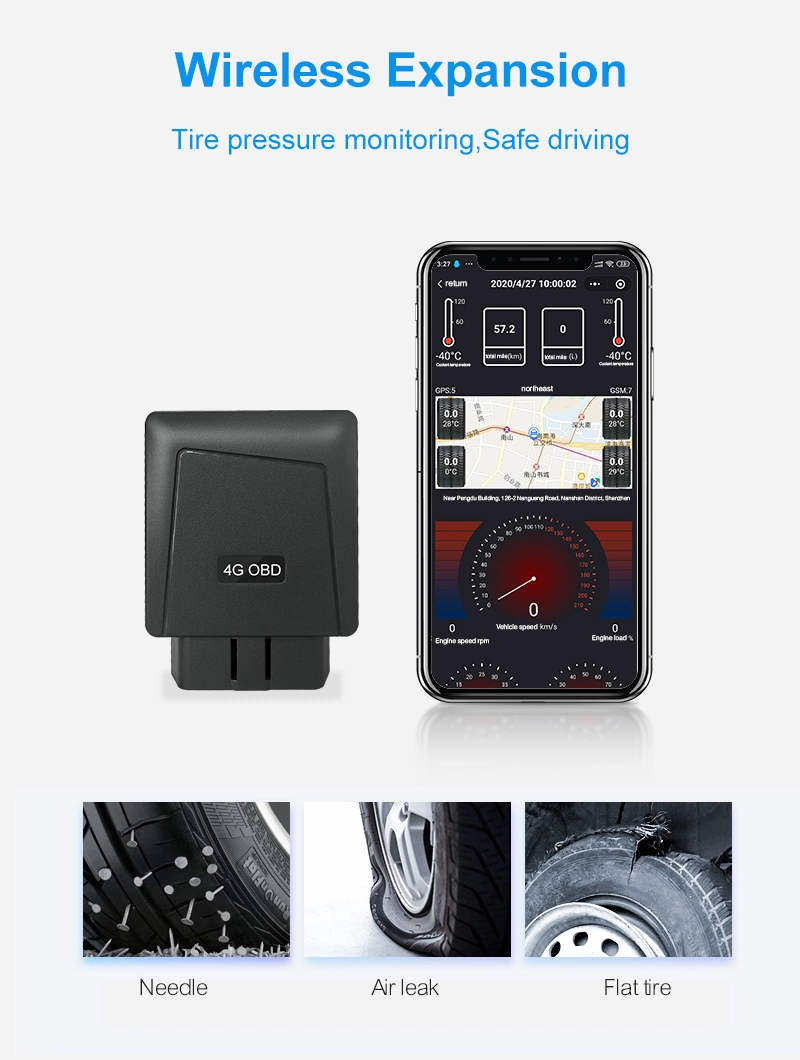 4G LTE FDD Vehicle Car OBD GPS Tracker Tracking Device OBD2 GPS Tracker