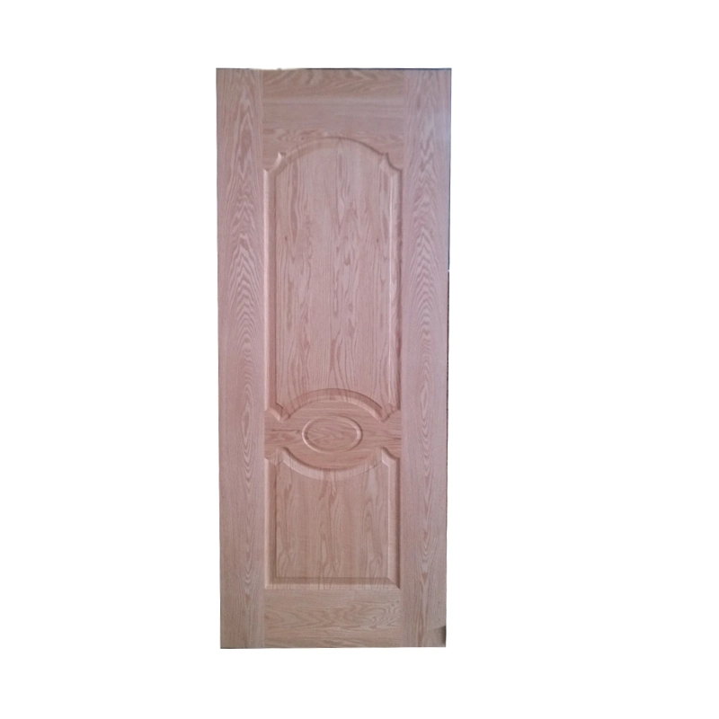 Customized Color Natural Wood Laminated Molded HDF Door Skin