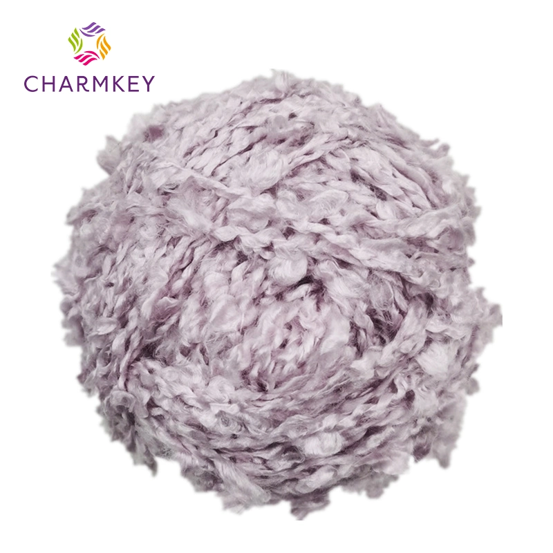 Fils de boucle boucle 100% acrylique Fancy Fils Fils de Fantaisie Couleur personnalisée