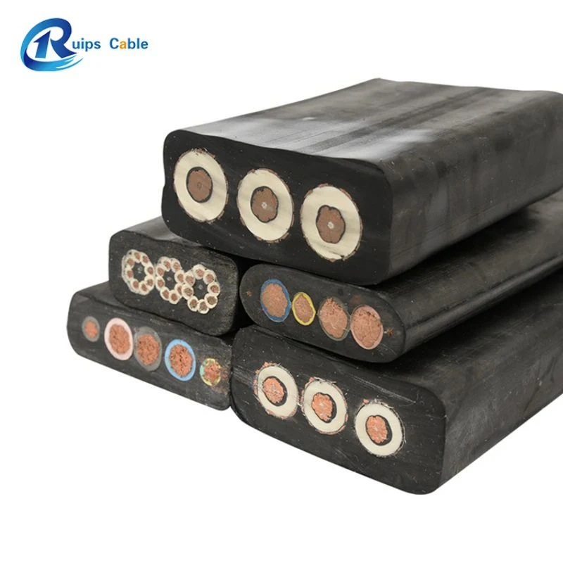 Conductor de cobre estañado tipo 241 Superflex 1,1 a 6,6kv Nsshou EPR PCP 5GM5 5GM3 de caucho revestido de la minería de transmisión de potencia Cable eléctrico de control