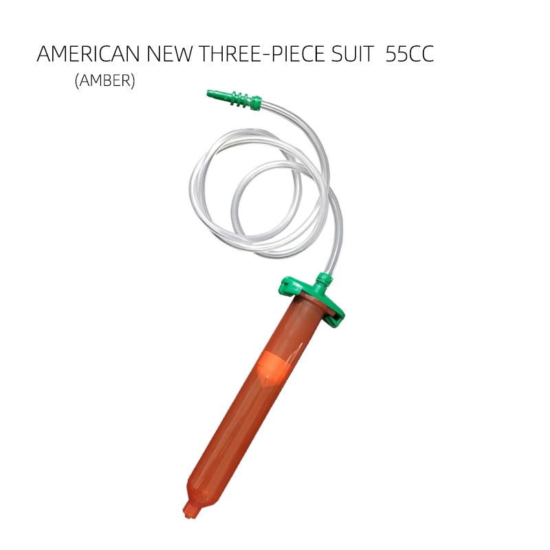 55cc Amber Us New-Type Three-Pieces Combination Dispensing Industrial Syringe