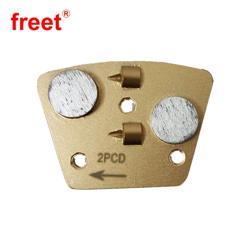 Factory Trapezoid Diamond Grinding Shoes Plate 30# Grind Tool for Epoxy Floor