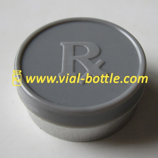 Plastic Flip-off Injection Vial Seal 20mm Embossed Custom Logo Printing