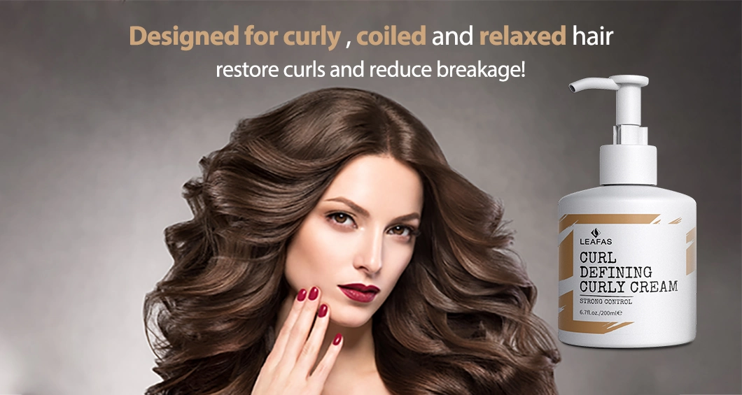 Professional Hair Styling produits sous étiquette privée Curly crème