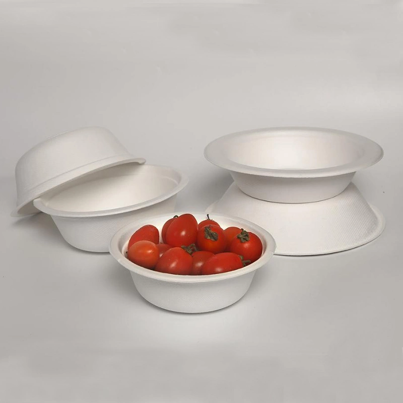 Sugarcane Bowl Frozen Microwave Biodegradable Degradable Bagasse Pulp Paper Bowls Sugarcane Tableware