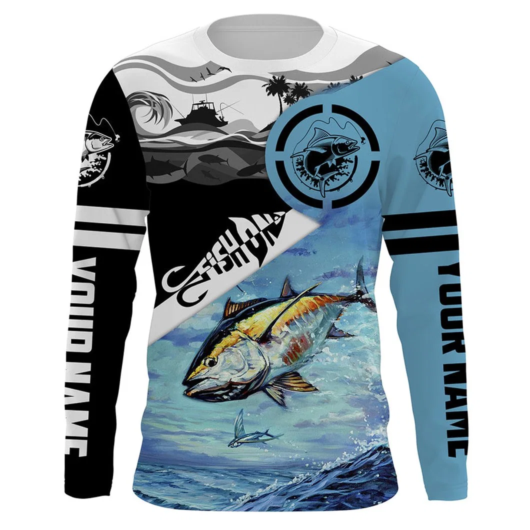 Wholesale/Supplier Jerseys Long Sleeve Upf 50 Custom Sublimation UV Fishing Shirts