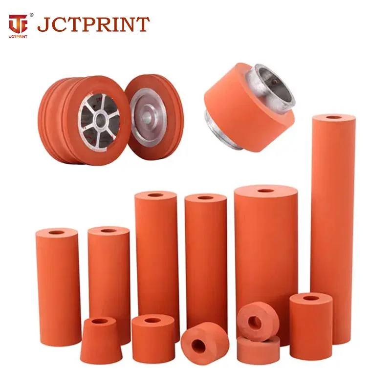 Manufacturers Supply CNC High Precision Machining Polyurethane Rubber Roller Printer Laser Engraving Machine Roller Accessories