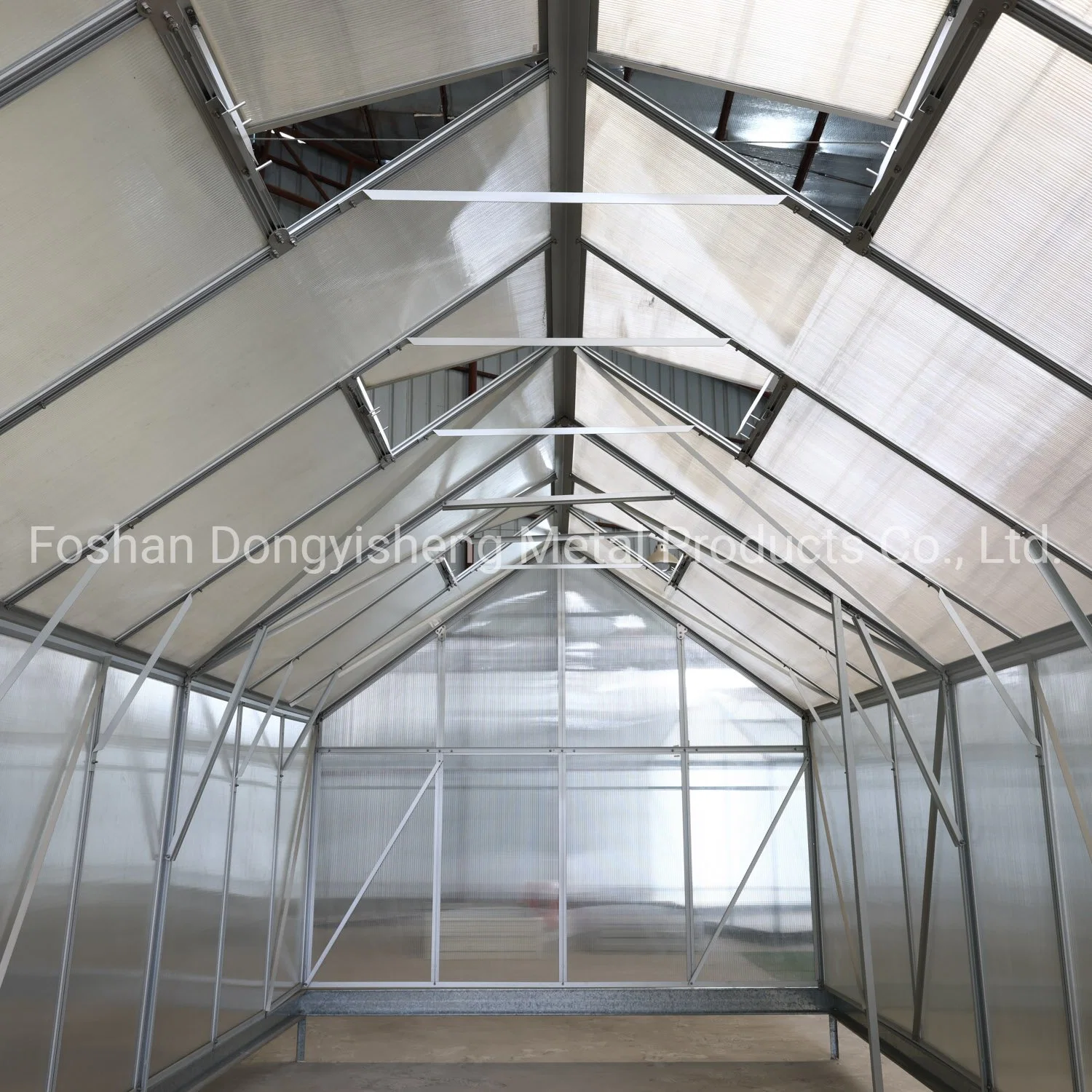 Multi Span 10mm Polycarbonate Sheet Greenhouse Barn Style Aluminium Garden Greenhouse Rdgu0816-10mm