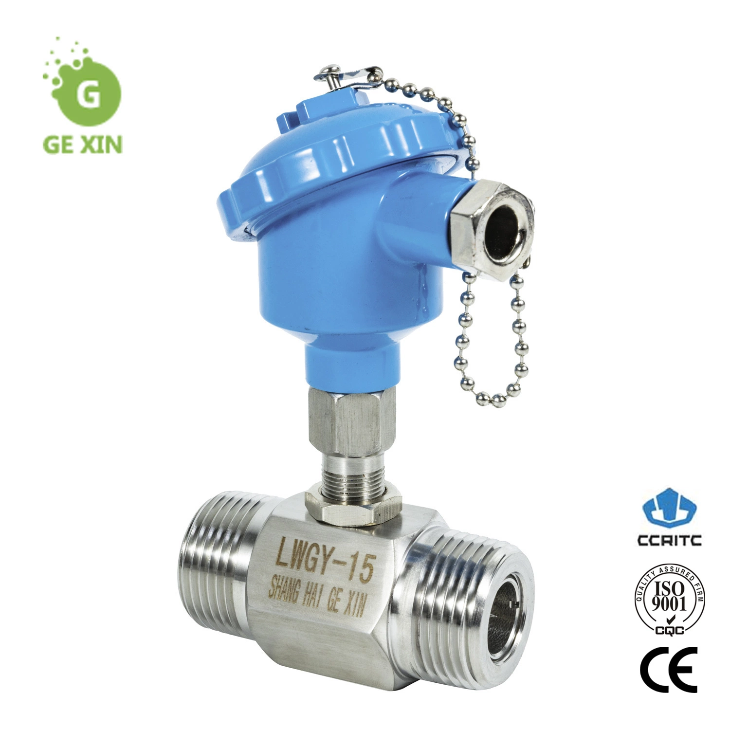 NPT Thread High Pressure Water Liquid Turbine Flow Meter