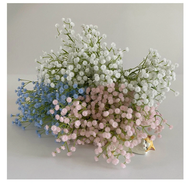 Искусственные цветы Gypsophila Babysbreath заводская цена для проведения свадеб оформление фоне