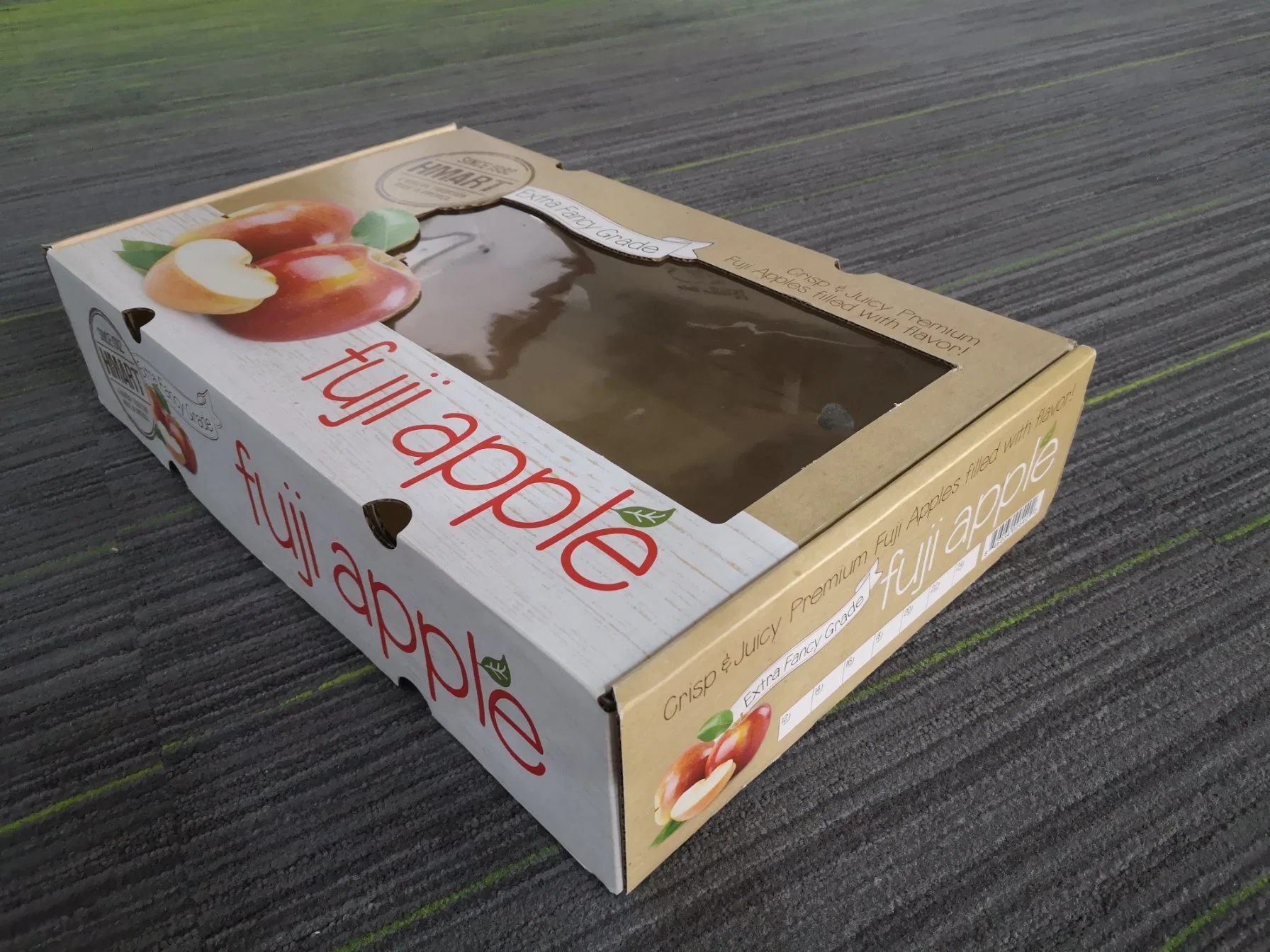 Corrugated Paper Packaging Box for Fruit with Clear Window