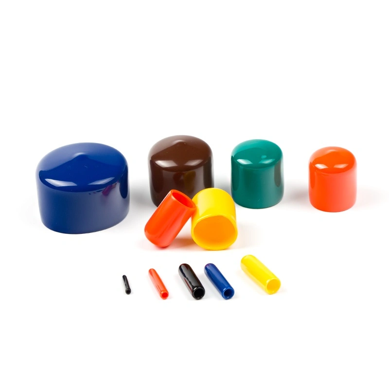 Rubber End Cap Sizes Screw Thread Protector Round Vinyl End Caps for Metal Tube Rod Bolt