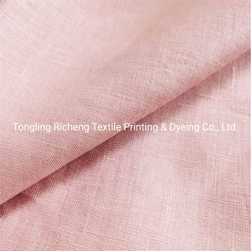 Wholesale/Supplier Textile Process Soft Linen Fabric for Spring and Summer Dress Skirt Shirt