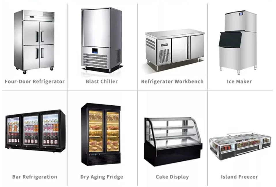 One Stop Solution Commercial Restaurant Kitchen Equipment for Cooking Refrigerating