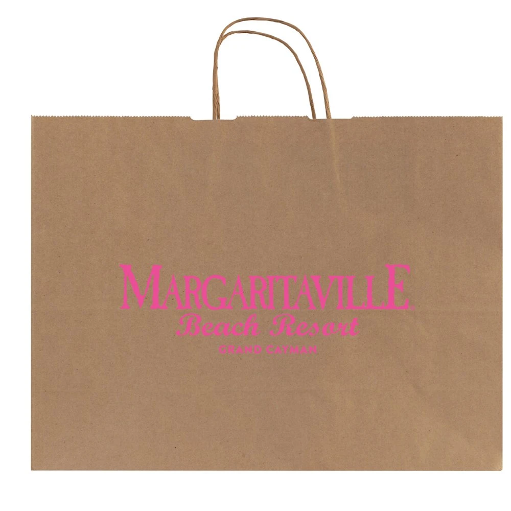 Custom Craft Paper Bag for Carry out Apparel with Handles