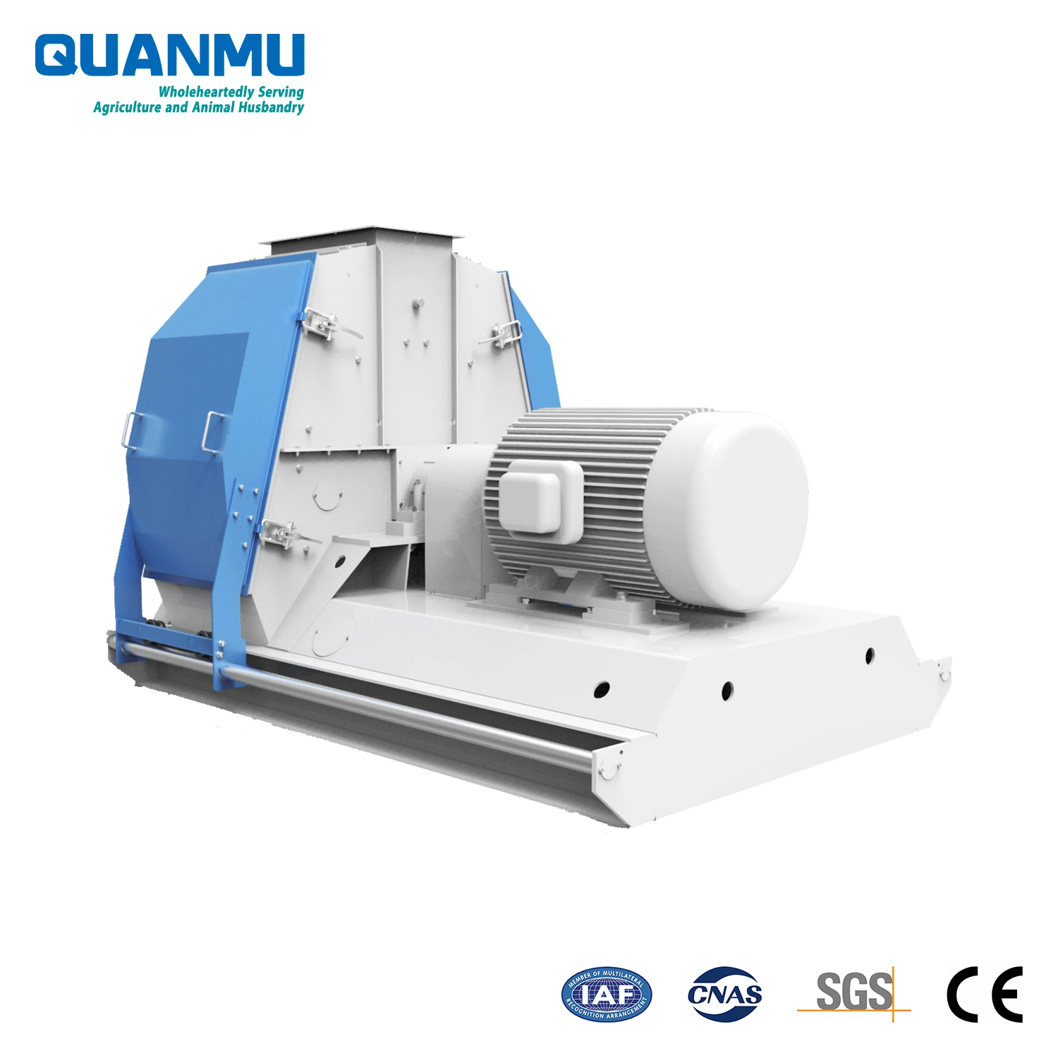 Große Hammermühle Crusher Maschine für Schwein und Vieh Tier Dung (Mist) Bio-Dünger oder Bio-Dünger