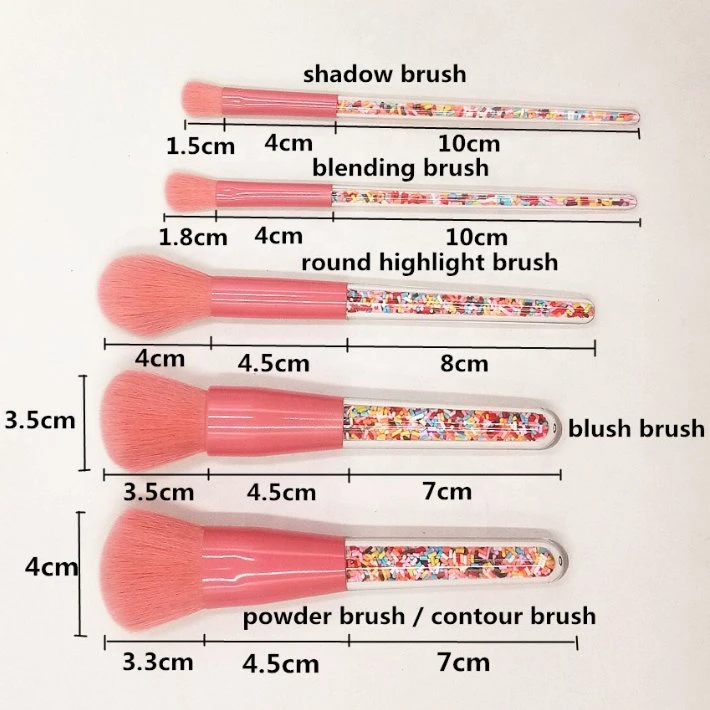 OEM Portable Candy Makeup Brush Cosmetic Tool Beauty Accessories