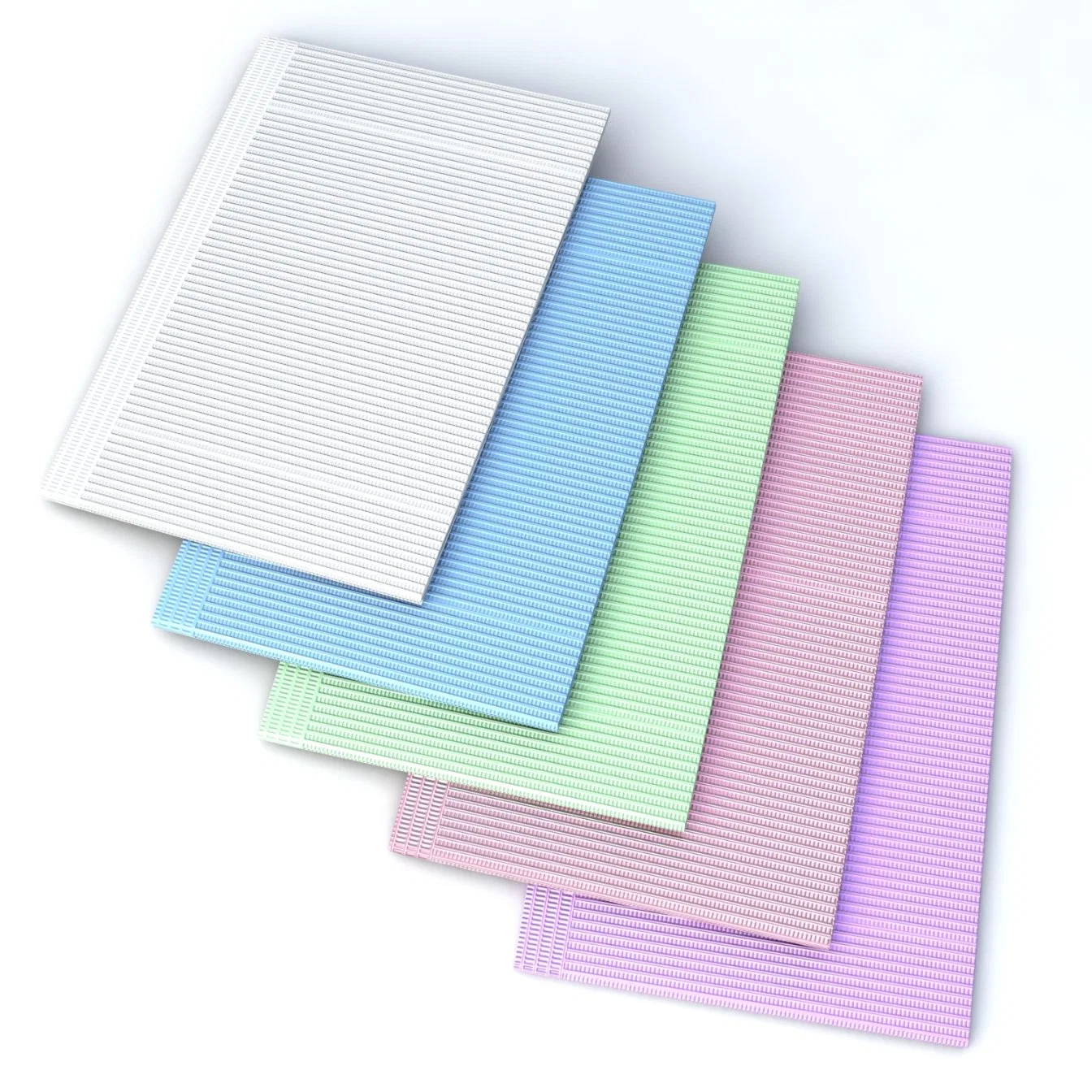 Colorful Medical Napkin Waterproof Beauty Disposable 3 Ply Patient Dental Bibs