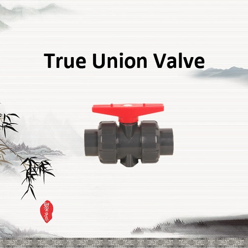 الصين عالية الجودة 4 بوصة ANSI PVC True Union Ball Valve مع مقعد PTFE