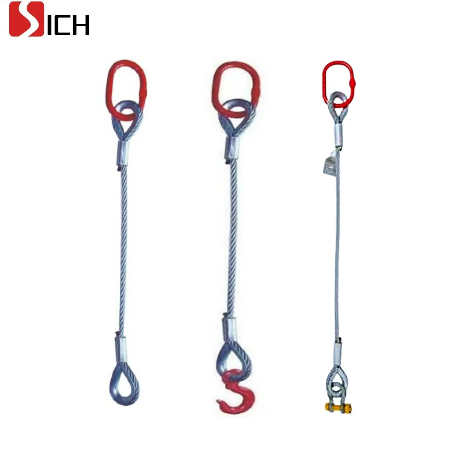 Galvanized 4 Leg Steel Core Steel Wire Rope Lifting Sling