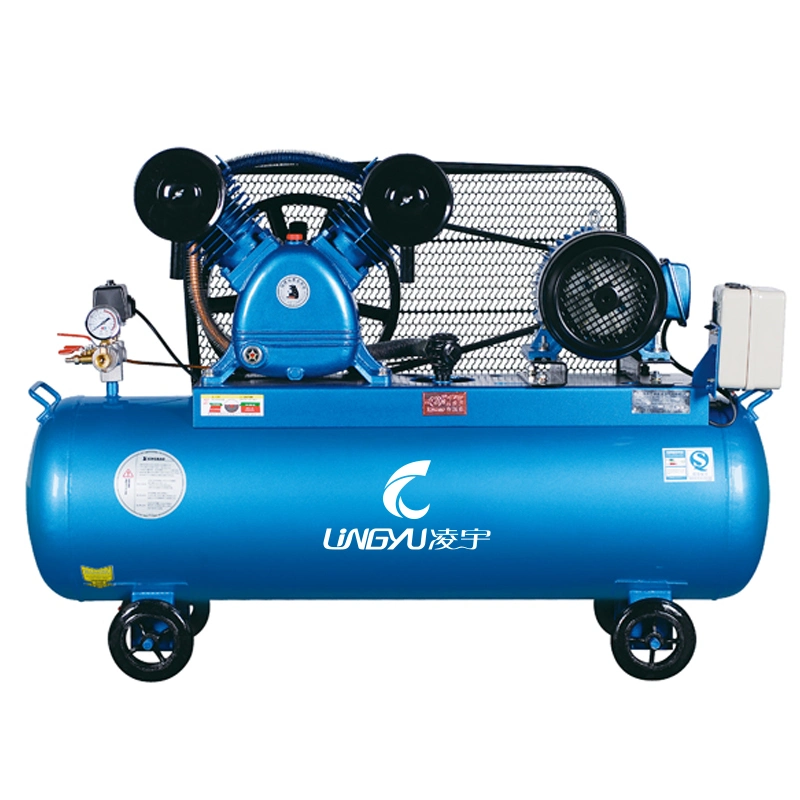 2HP 1.5kw 12.5 Bar Double Piston Air Compressor Two Stage Double Acting Reciprocating Compressor