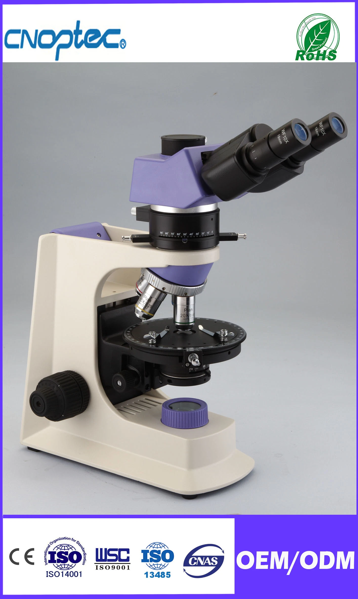 Professional Laboratory Polarize Microscope for Scope