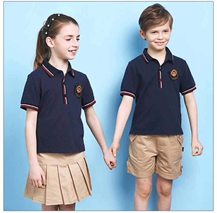 Falda de uniforme escolar japonés Polo uniformes escolares ropa escolar