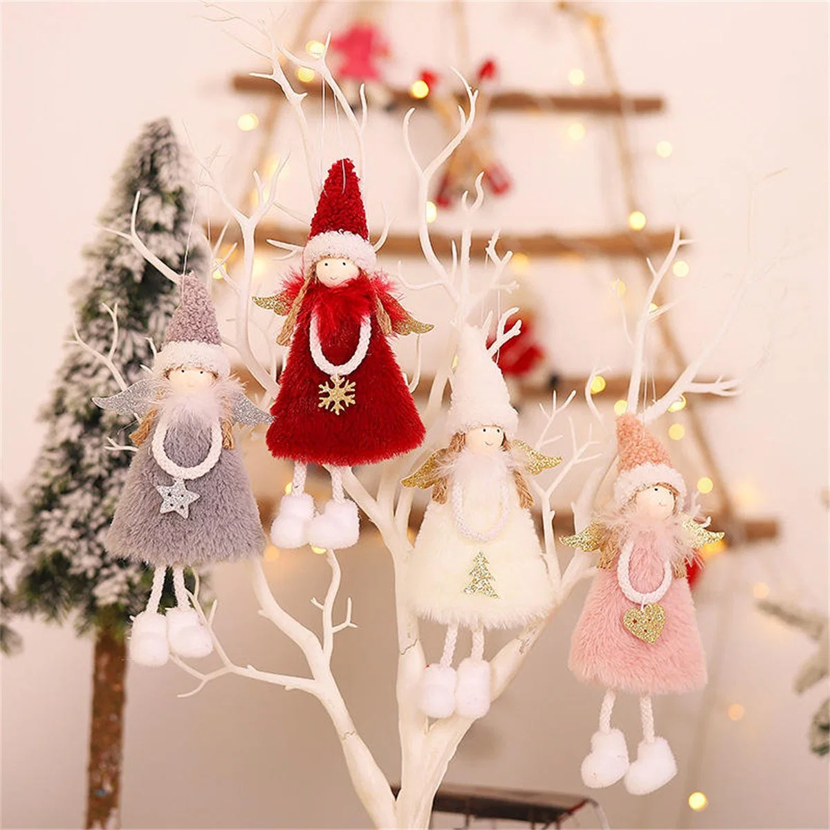 Angel Doll Christmas Tree Pendant Ornaments Xmas Gifts Hanging Decorations Party Supplies